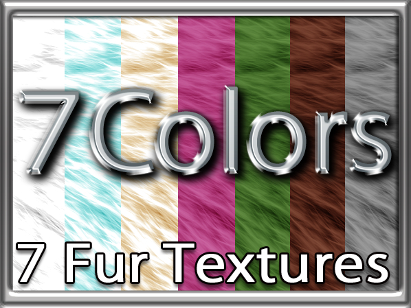 Zoy Texture [ Fur ] Seamless - 7 Colors