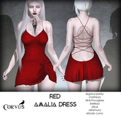 Corvus : Red Amalia Dress
