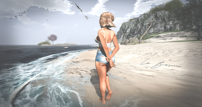 Pose LB seashore