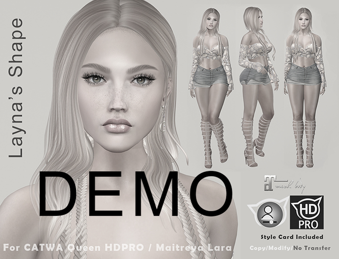 Layna's Shape (CATWA - Queen HDPRO Head) DEMO