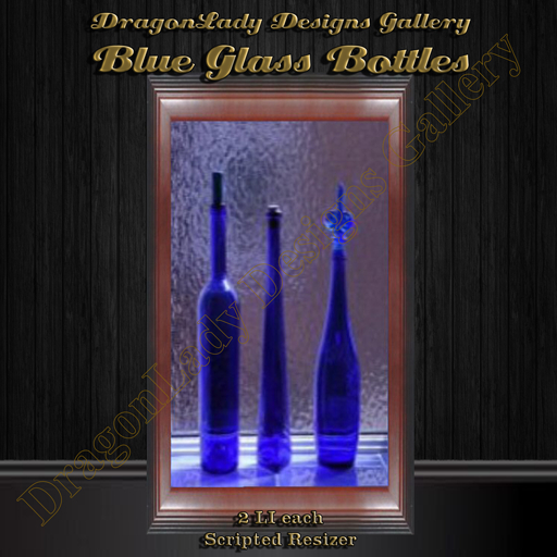Blue Glass Bottles