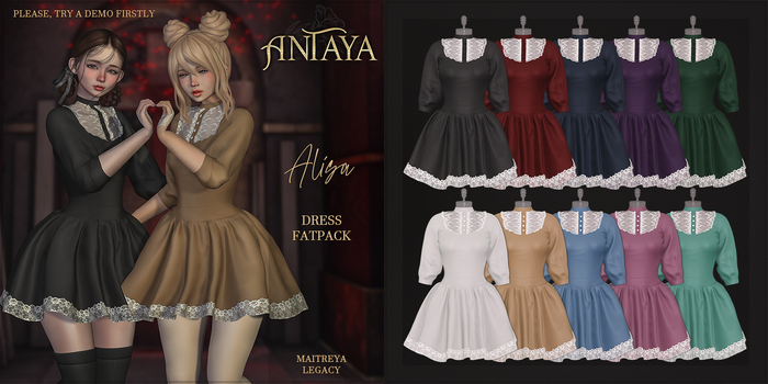 :: ANTAYA :: Dress "Alisa" FATPACK (wear)