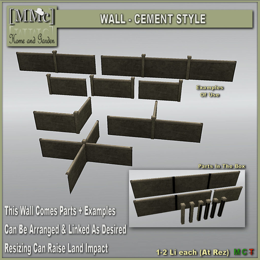 [MMc] Wall - Cement Style