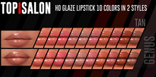 TOP1SALON - HD GLAZE LIPSTICK (Genus) TAN NUDE