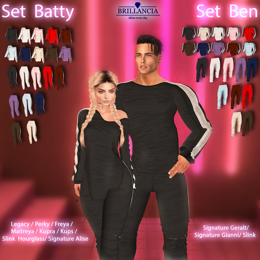 BRILLANCIA - Pants  Ben black