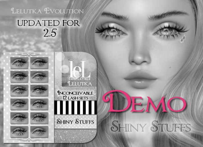 ~Shiny Stuffs~ Lelutka Inconceivable Lashes DEMO (add me)