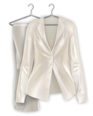 erratic / heather - satin pjs / ivory (maitreya,lara petite)