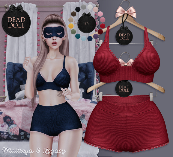 DEAD DOLL - Lounge Set - Red