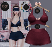 DEAD DOLL - Lounge Set - DarkRed