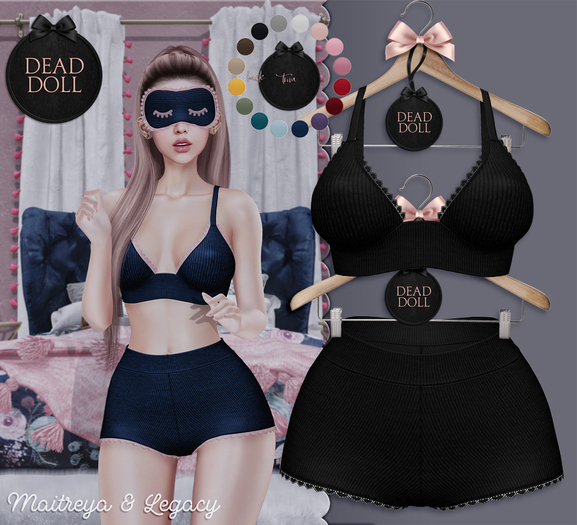 DEAD DOLL - Lounge Set - Black