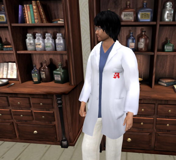Mens Labcoat scrub apoA