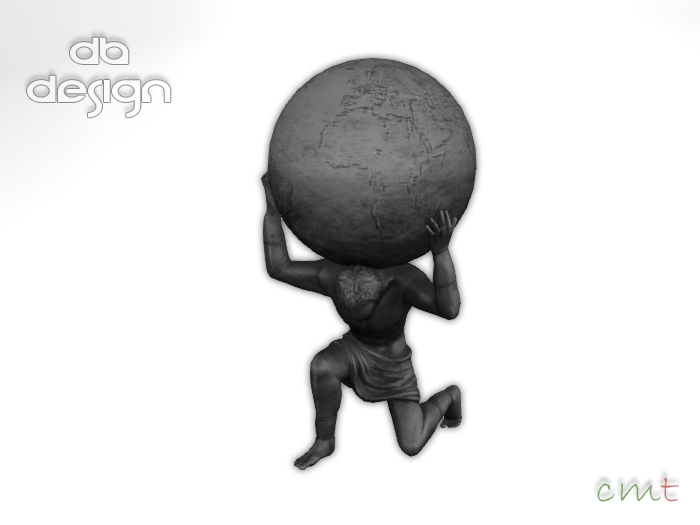 ::db:: Atlas Statue - Black