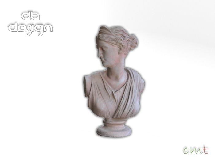 ::db:: Greek Head Statue - Stone