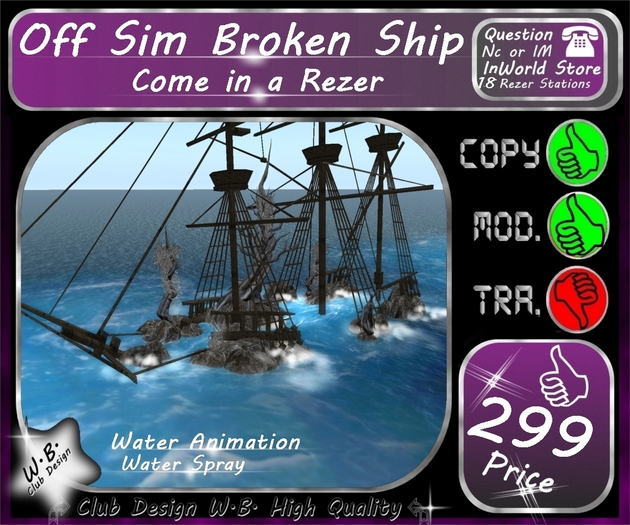 * New Off Sim * Broken Ship *