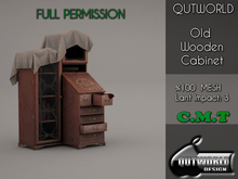 .::QUTWORLD Old Wooden Cabinet::.FP 
