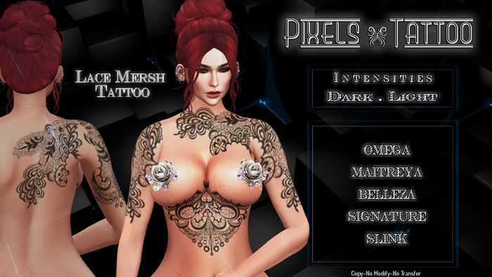 PIXELS CREATION - LACE TATTOO