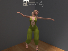 DEMO MKF Modern Kink Fashion Maitreya Only Jumpsuit Khaki