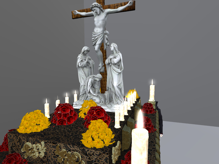 BOX ESTATUA PASO SEMANA SANTA  CRUCIFIXION COPY