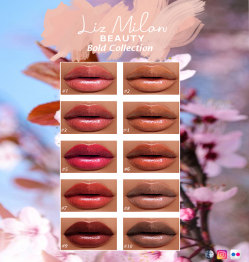 LizMilanBeauty - Bold Lipstick Collection