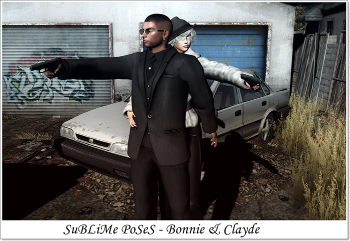 SuBLiMe PoSeS -  Bonnie & Clayde (couple)