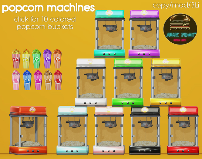 Junk Food - Popcorn Machine (Teal)
