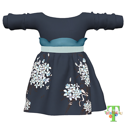 BTC - EasterBella Dress - TD SlateBlue