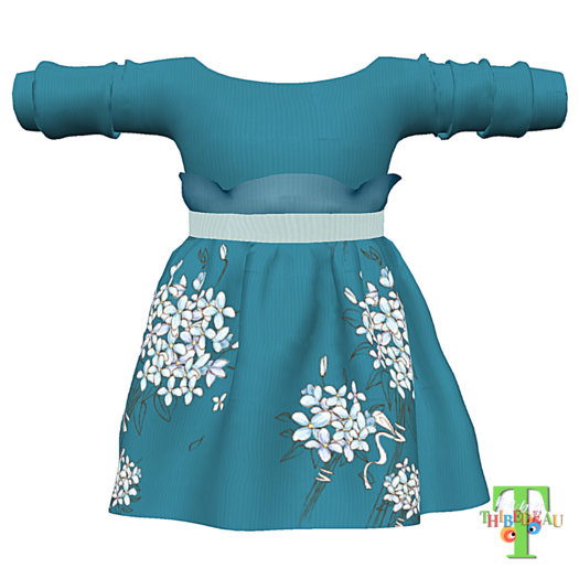 BTC - EasterBella Dress - TD CalmBlue