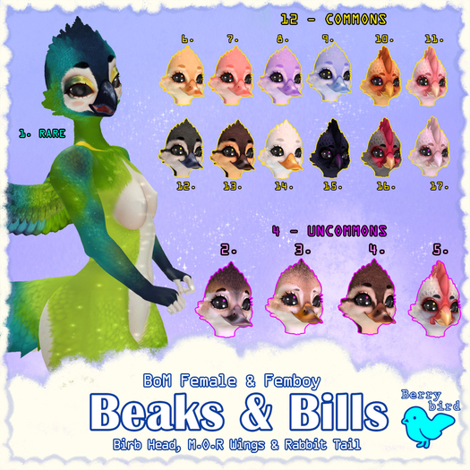 8. COMMON [Lavender Duck] // Berrybird - Beaks&Bills - VOUCHER