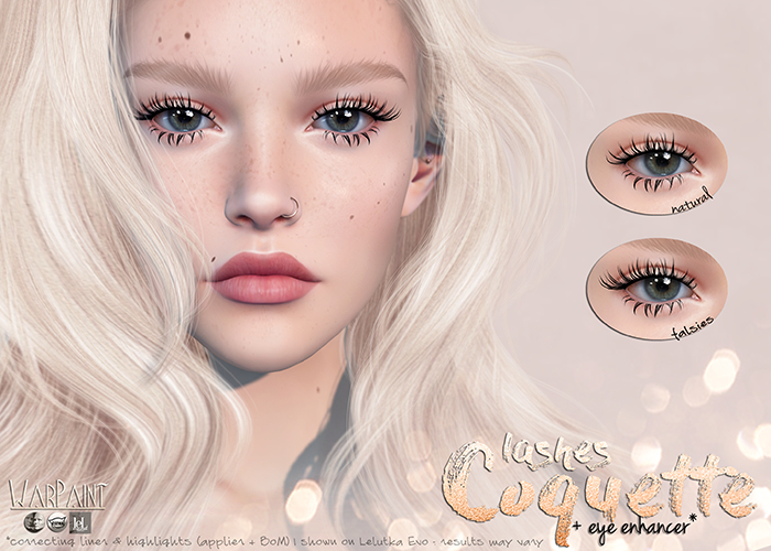 WarPaint* Coquette lashes [Catwa]