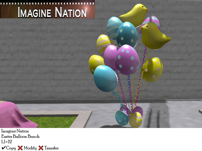 Easter Balloon Bunch