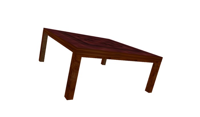 Wood Mosaic Table