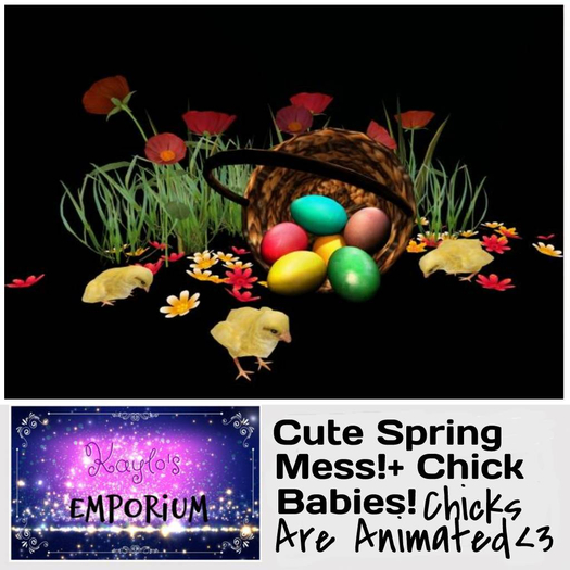 KEdayz-Cute Spring mess+chick babies