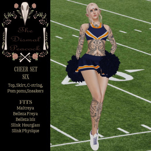 ::DP:: Blue and Orange Cheer Set