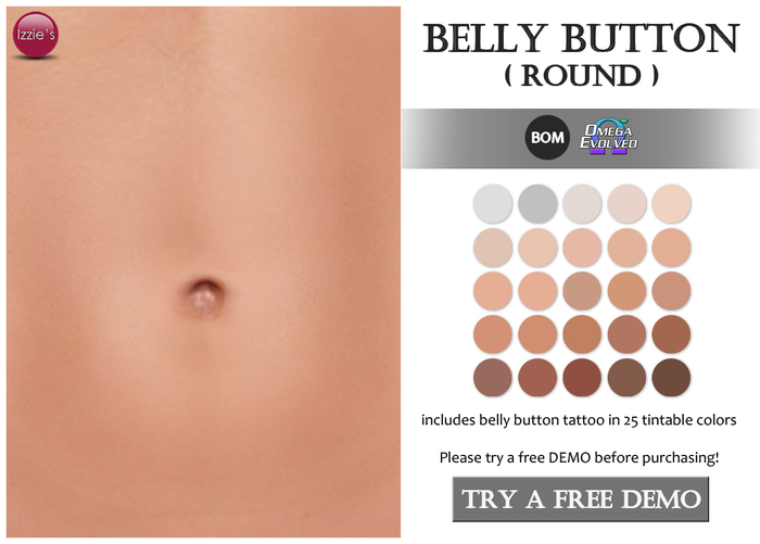 Izzie's - Belly Button (round)