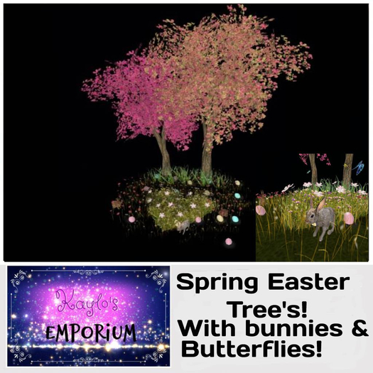 KEdayz-Spring Easter trees