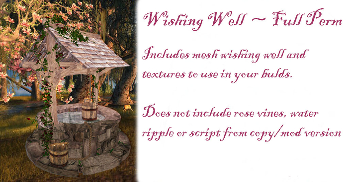 Glampire Wishing Well-full perm-boxed