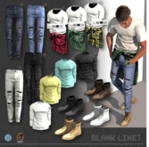 07-BL Spring in the air  (Jeans) [White]Gianni