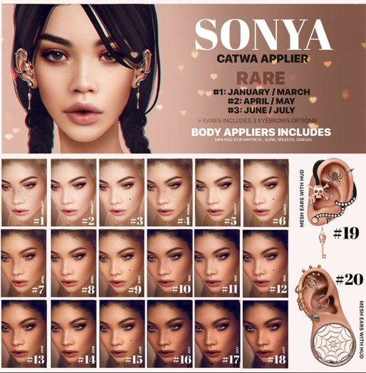 6  [PUMEC]  -  SONYA  - MARCH --- CATWA app.