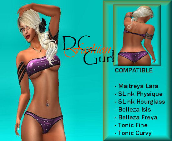DC Bikini Purple Bag
