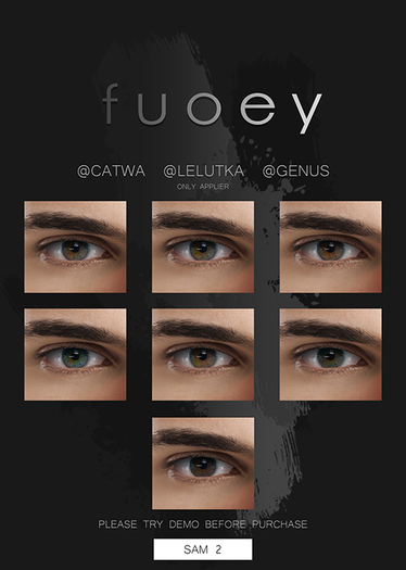 f u o e y .     Sam Eyes 02