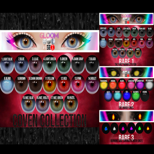 Gloom. - Coven Collection -15.Nat.Blue (REZZ)