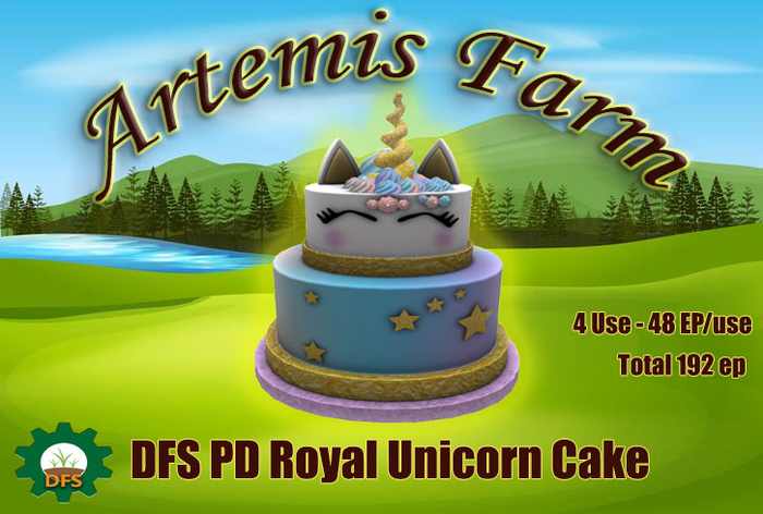 DFS PD Royal Unicorn Cake