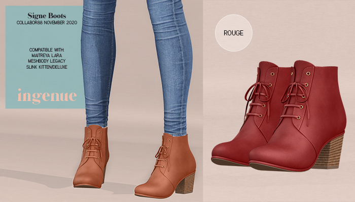 Ingenue :: Signe Boots :: Rouge