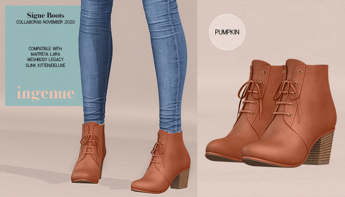 Ingenue :: Signe Boots :: Pumpkin