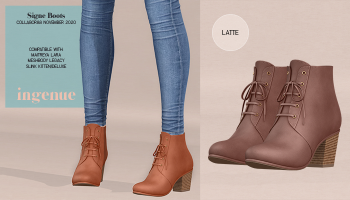 Ingenue :: Signe Boots :: Latte