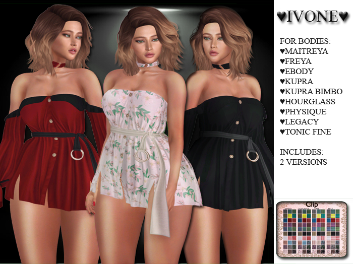 *<*CLIP*>*(Unpacker)Ivone dress (ADD)