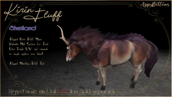 :AppyBottoms: TeeglePet- Kirin Fluff (Shet)