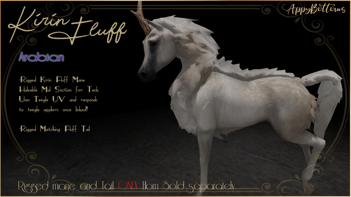 :AppyBottoms: TeeglePet- Kirin Fluff (Arabian)