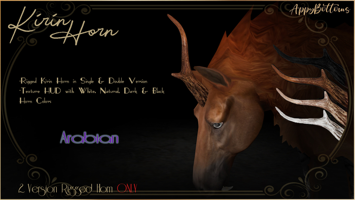 :AppyBottoms: TeeglePet - Kirin Horn (Arabian)