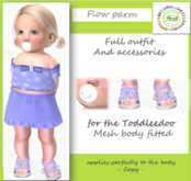 TOP DRESS FLOW PARM  *** Little Croc***